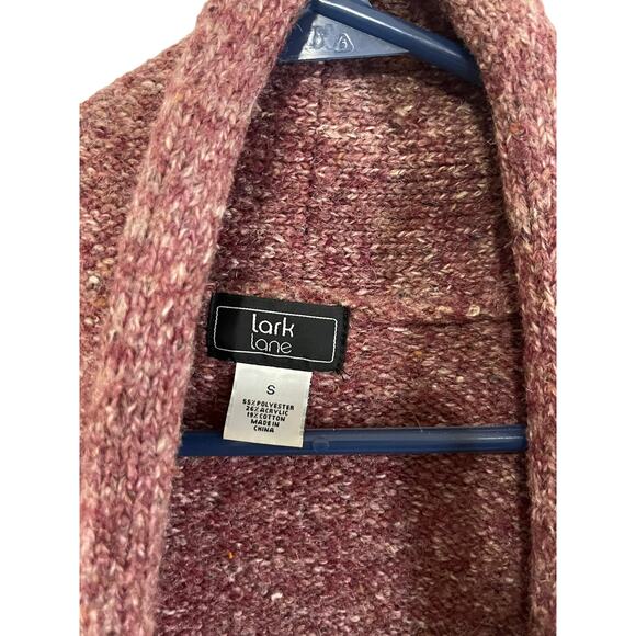 Lark‎ Lane Size Small Red Knit Toggle Button Sweater - Picture 5 of 7